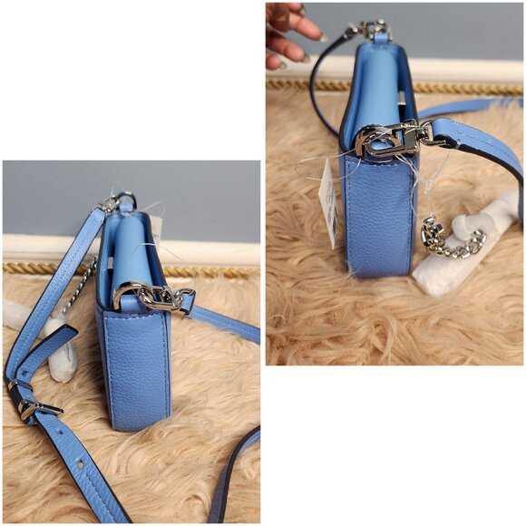 NWT MICHAEL KORS Small Bryant Convertible Pouchette Crossbody Bag - Picture 9 of 14